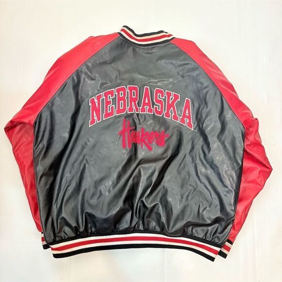 Vintage Steve & Barry's Nebraska Huskers Varsity Jacket‎ XL - Picture 4 of 11